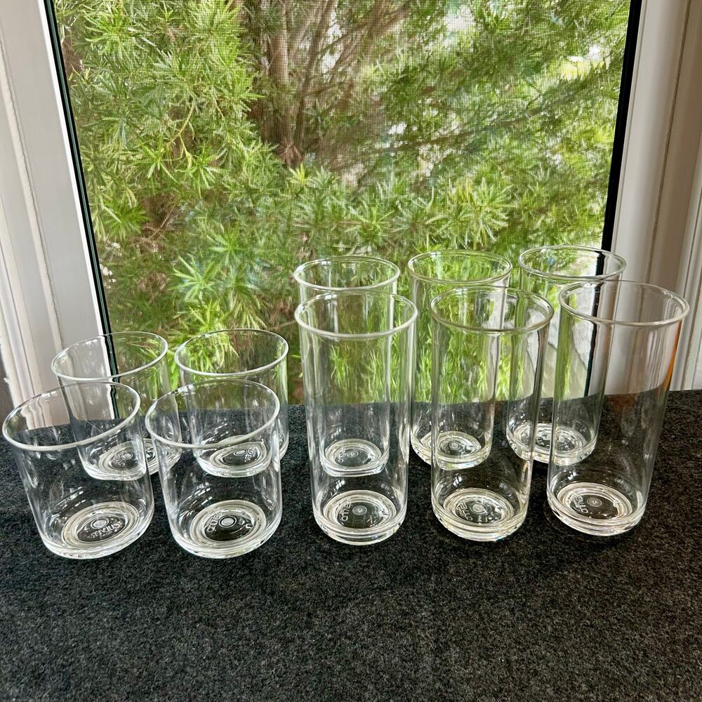 Vintage Culver Acrylic Drinkware Set – 10-Piece Set
